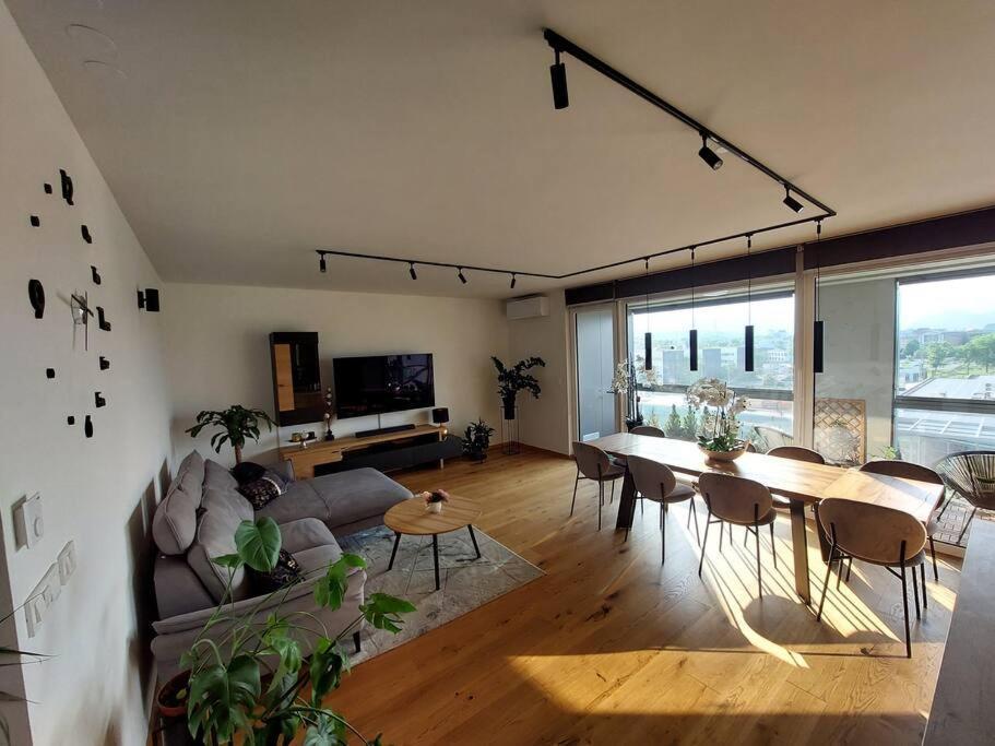 Luxury Apartment Ljubljana Bagian luar foto